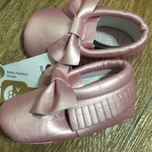 Baby pink moccs